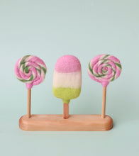 Load image into Gallery viewer, Wooden stand for fruit pops and lollipops