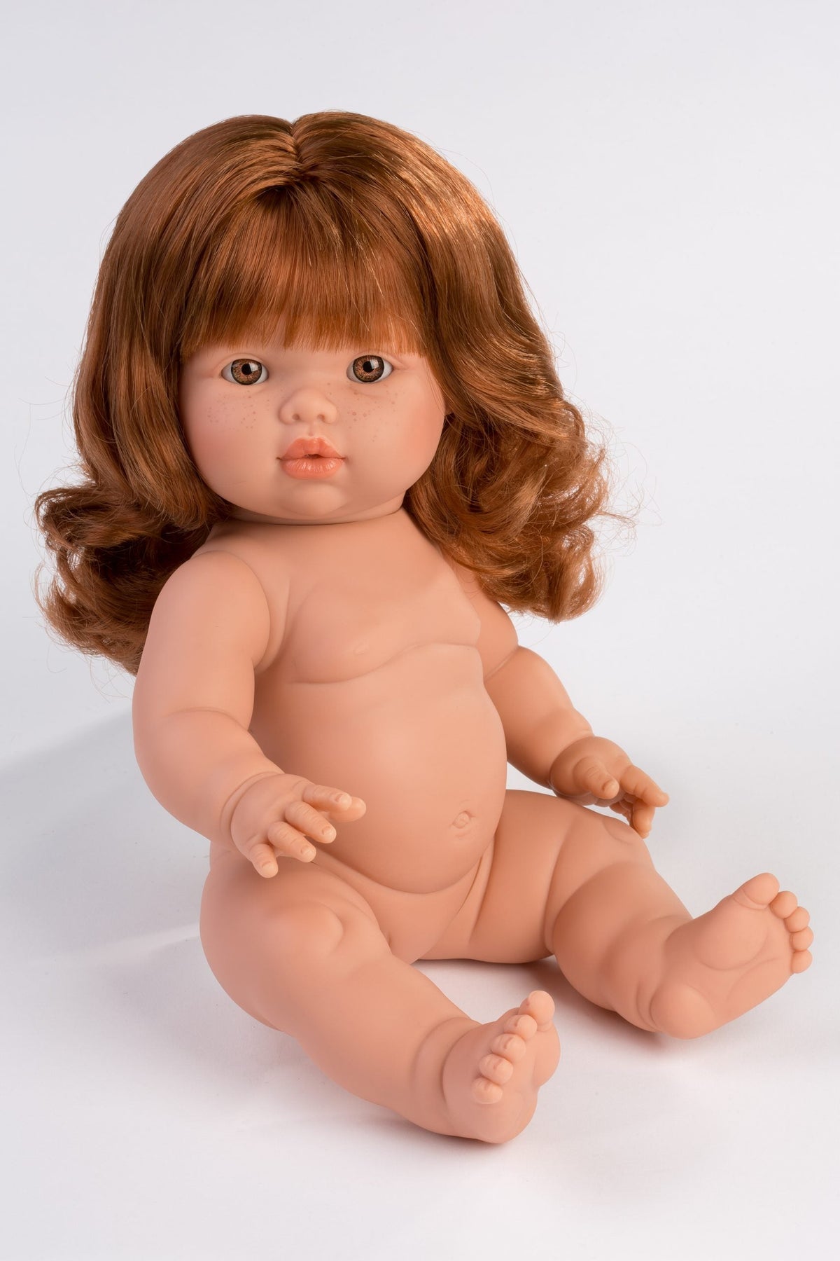Llorens Mini Colette Sophia Girl Doll 34cm with Red wavy Hair | Spanish Doll Australia