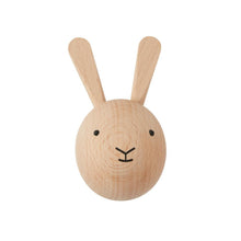 Load image into Gallery viewer, OYOY Mini Wall Hook, Rabbit Wood
