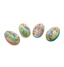 Load image into Gallery viewer, On sale Peter Rabbit Medium Egg shaped tins