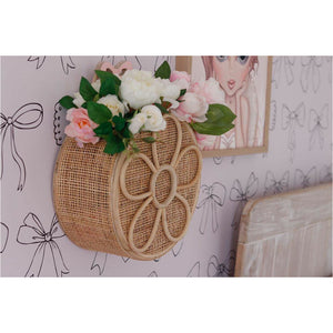 Daisy wall basket