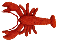 Load image into Gallery viewer, Single Felt Lobster 20cm