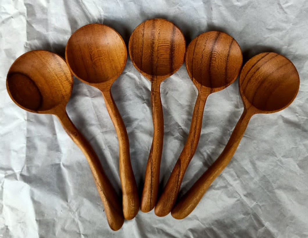 Teak Moon spoons - Perfect for Spell making
