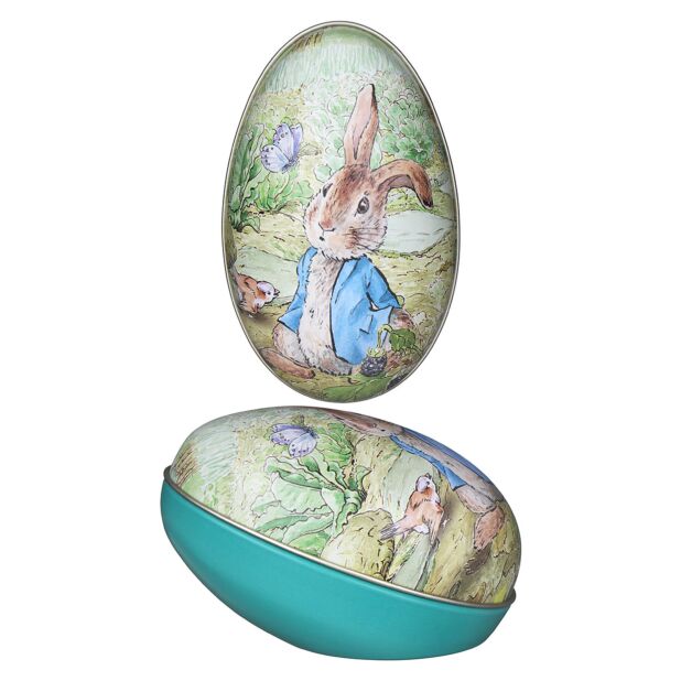 On sale Peter Rabbit Medium Egg shaped tins