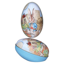 Load image into Gallery viewer, On sale Peter Rabbit Medium Egg shaped tins