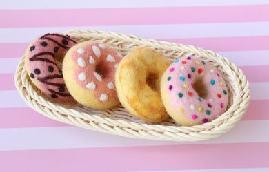 Pretty pinks donut set - 4 pce