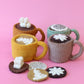 Papoose Felt hot drinks set - 16 pce