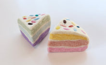 Load image into Gallery viewer, Confetti Birthday cake slices - 2 pce