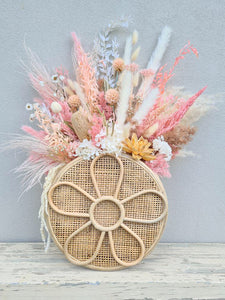 ON SALE Daisy wall basket