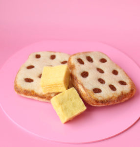 Raisin Toast and butter - 4 pce