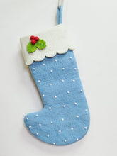 Load image into Gallery viewer, ON SALE Deluxe Large Natural Felt Christmas Stockings - 6 colours