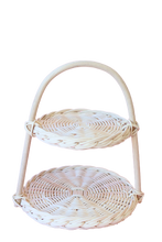 Load image into Gallery viewer, Siena arched rattan tiered cake stand