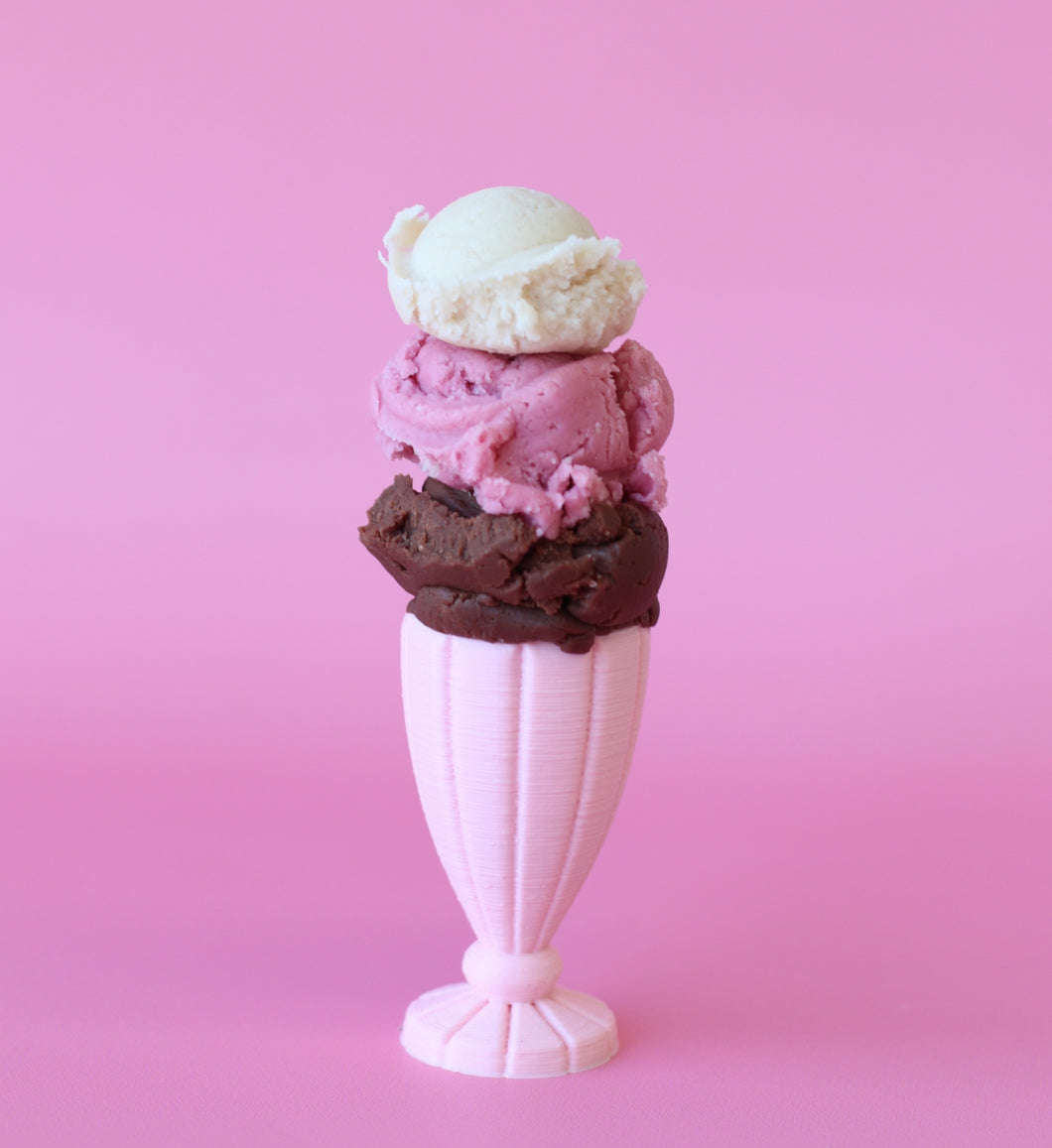 Ice cream Sundae Cup - 1 pce Pink