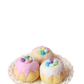 Easter egg sponge cakes