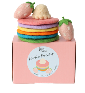 Rainbow Pancake stack - 9 pce set