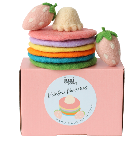 Rainbow Pancake stack - 9 pce set