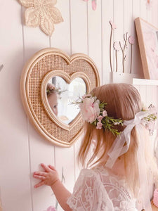 ON SALE Small sweetheart mirror - 37cm