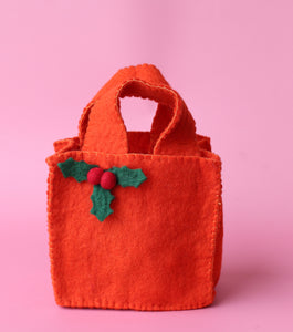 On SALE Xmas Grocery totes -various colours