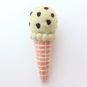 READY TO SHIP - FELT ICE CREAM SET OR SINGLES