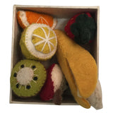 Load image into Gallery viewer, Papoose Mini set of felt fruit boxed