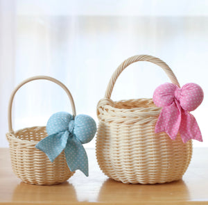 Grace bow basket - 7 bow colour choices