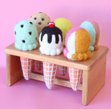 Load image into Gallery viewer, On sale 6 HOLE ICE CREAM STAND ( ice creams sold seperatly)