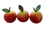 Large Red Harvest Apples - 3 pce