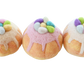 Easter egg sponge cakes