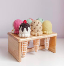 Load image into Gallery viewer, On sale 6 HOLE ICE CREAM STAND ( ice creams sold seperatly)