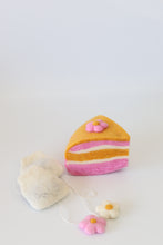 Load image into Gallery viewer, ON SALE Flower Power cake slice set - 2 slice set
