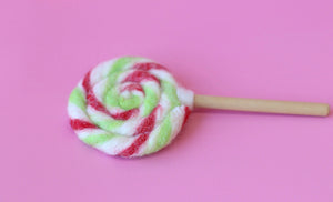Christmas Felt Lollipops look