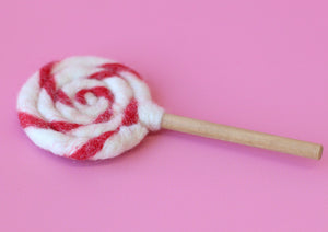 Christmas Felt Lollipops look
