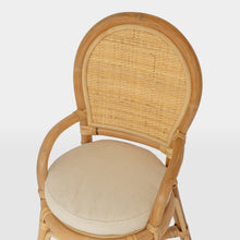 Load image into Gallery viewer, ON SALE Childrens Rattan Rainbow chair plus cushion ( AUS ONLY)