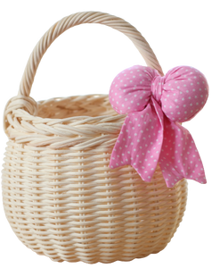 Grace bow basket - 7 bow colour choices