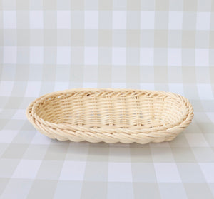 Rattan willow tray