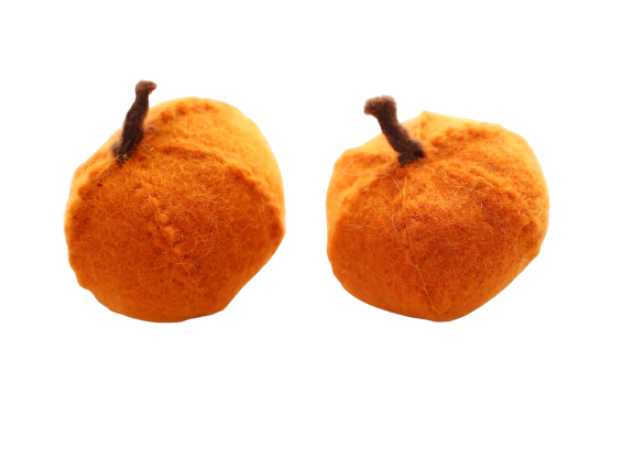 Papoose Felt Mandarins- 2 pce