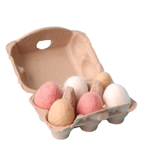 Felt eggs - 6 pce $24.95