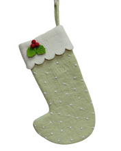Load image into Gallery viewer, ON SALE Deluxe Large Natural Felt Christmas Stockings - 6 colours