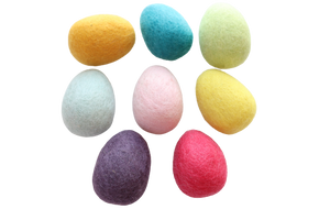 Hide and Seek felt eggs - 8 Pce