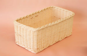 Large seconds rattan storage basket