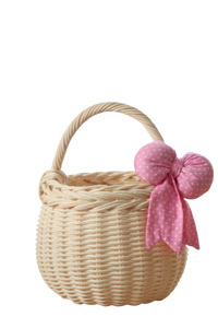 Grace bow basket - 7 bow colour choices