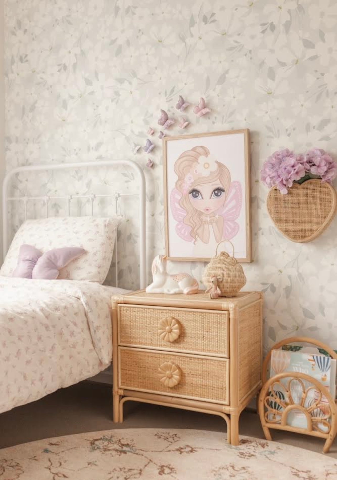 PRE ORDER APRIL🌼 DAISY BEDSIDE TABLE - SHIPPING QUOTE REQUIRED
