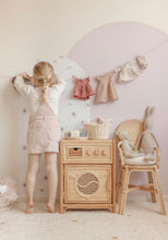 Load image into Gallery viewer, ON SALE Childrens Rattan Rainbow chair plus cushion ( AUS ONLY)