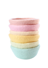 Load image into Gallery viewer, Felt Pastel bowls - Set or singles