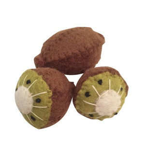 Papoose Felt kiwi fruit set - 3 pce