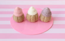 Load image into Gallery viewer, Felt Cupcakes - 3 Pce