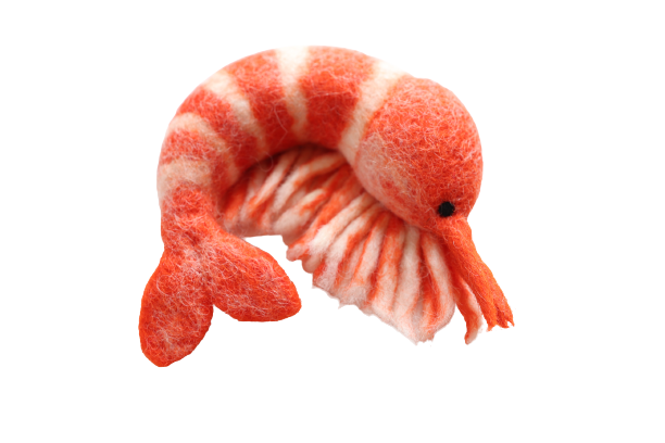 Large Felt Prawn 🦐- 1 pce