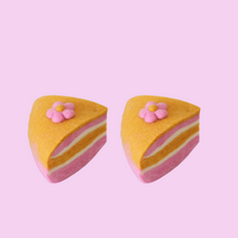 Load image into Gallery viewer, ON SALE Flower Power cake slice set - 2 slice set