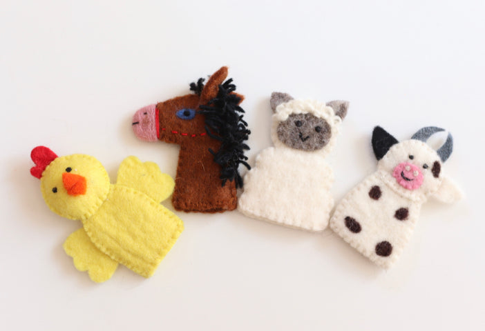 FINGER PUPPETS - Farm yard animals