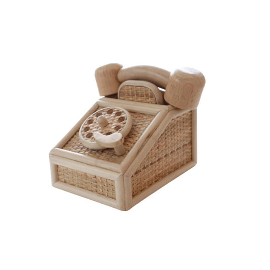 PRE ORDER AUGUST Vintage style Rattan Telephone